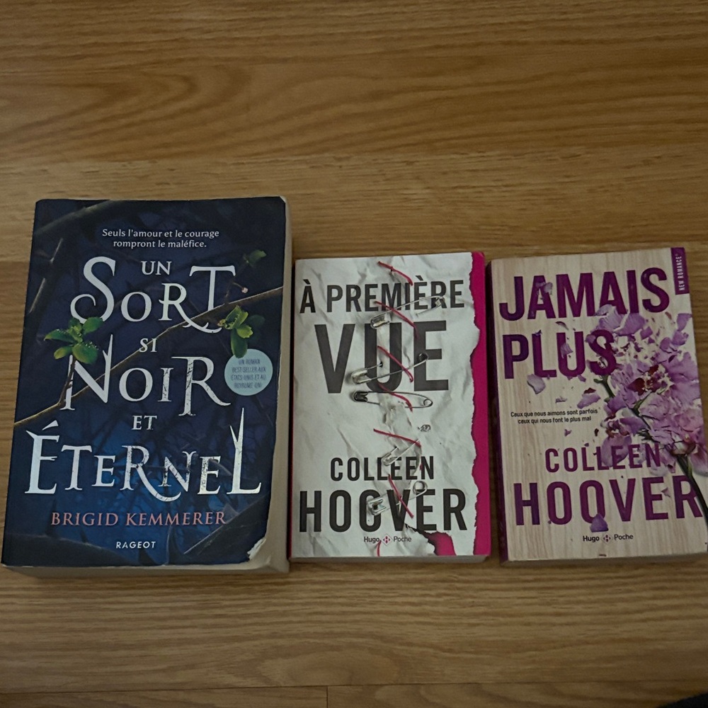 Set of Three French Books